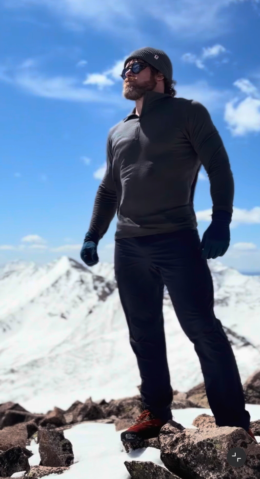 Men's 100% Merino Wool Quarter-Zip