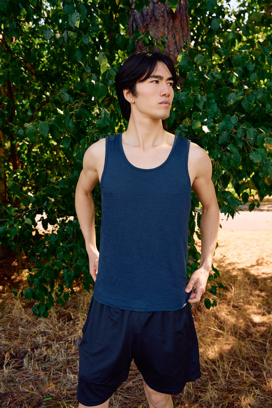 Men's 100% Merino Wool Tank Top
